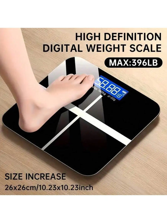 Smart Body Fat and Weight Scale With Tempered Glass Platform 390 Lb Capacity