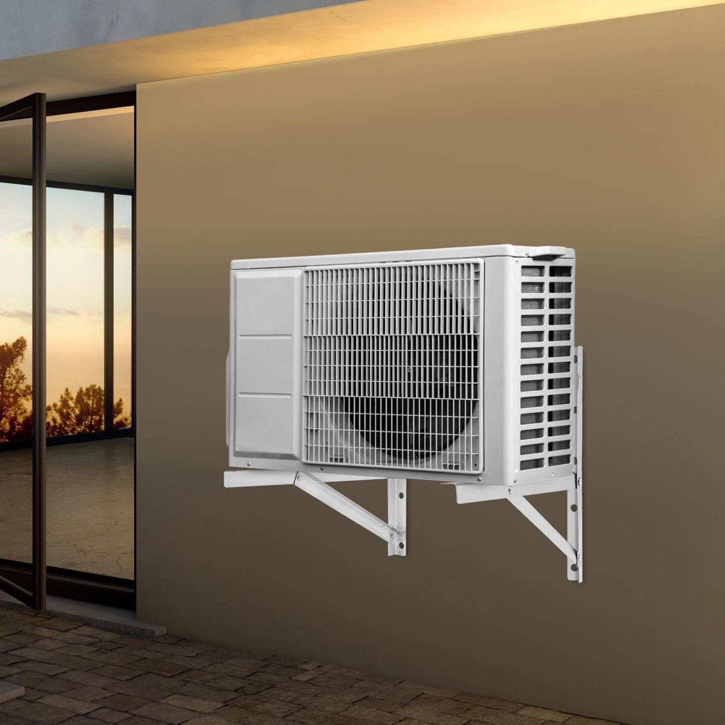 Stainless Steel Wall Mount Bracket For Outdoor Air Conditioner Units