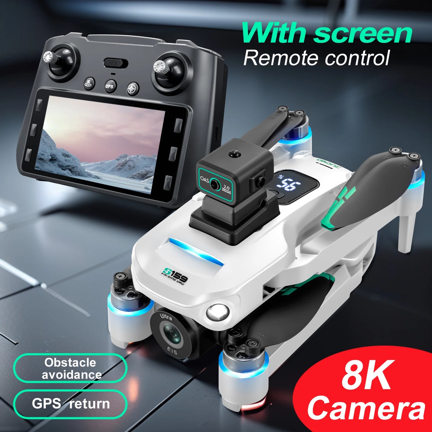 Znlyrion GPS Brushless Drone With Dual Camera And 5G Transmission