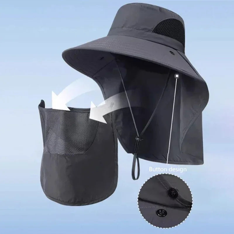 LEOSOXSCN Sun Hat UV Protection For Outdoor Fishing And Hiking