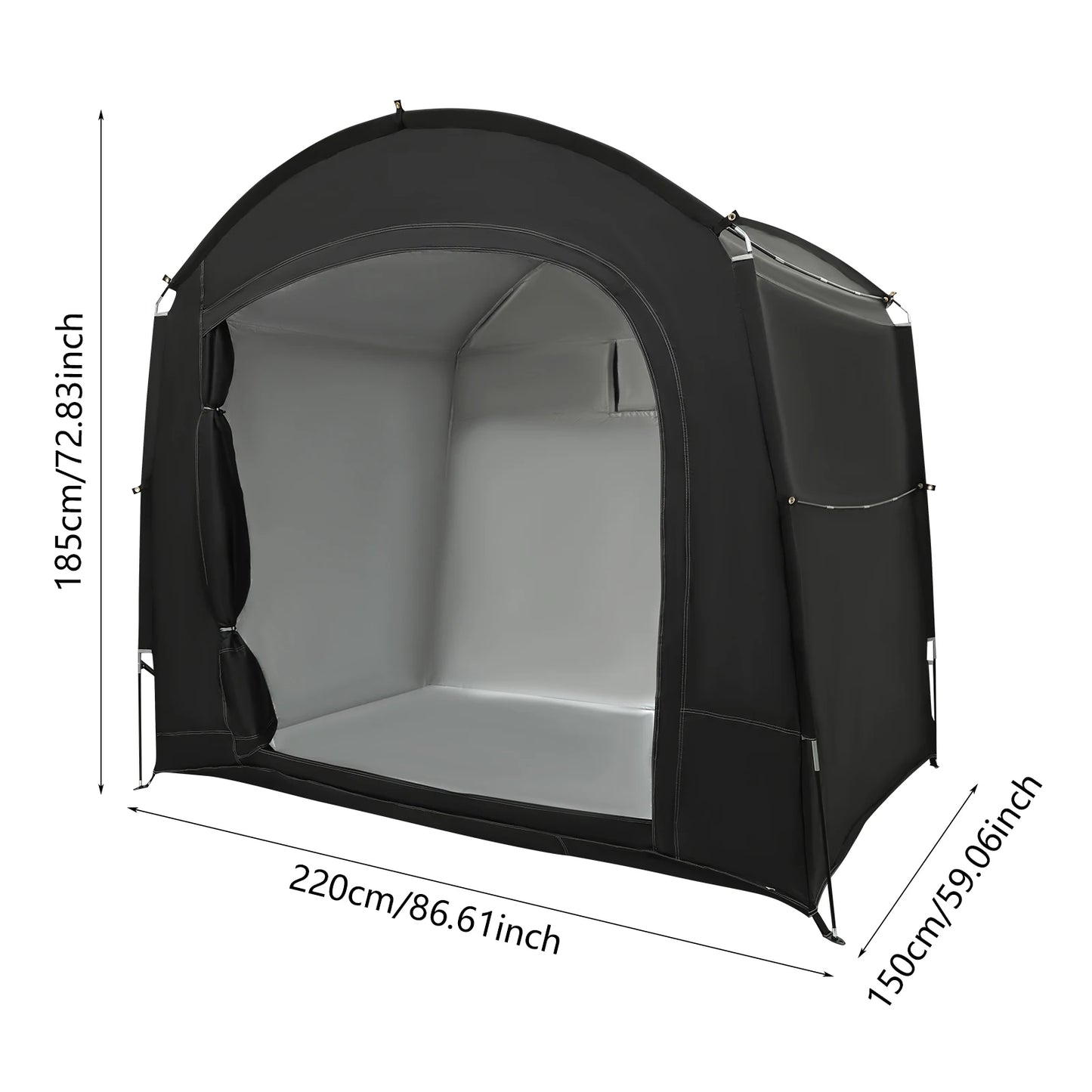 Portable Waterproof Bicycle Shelter Tent For One To Four Bikes