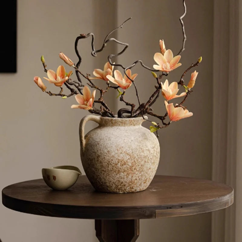 Retro Ceramic Vase Centerpiece for Living Room Decoration