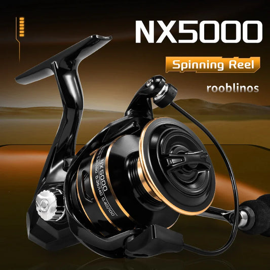 Fishing Spinning Reel Metal Reel Cup 10KG Max Drag Power Spinning Wheel High Speed Adapt to Any Water Body