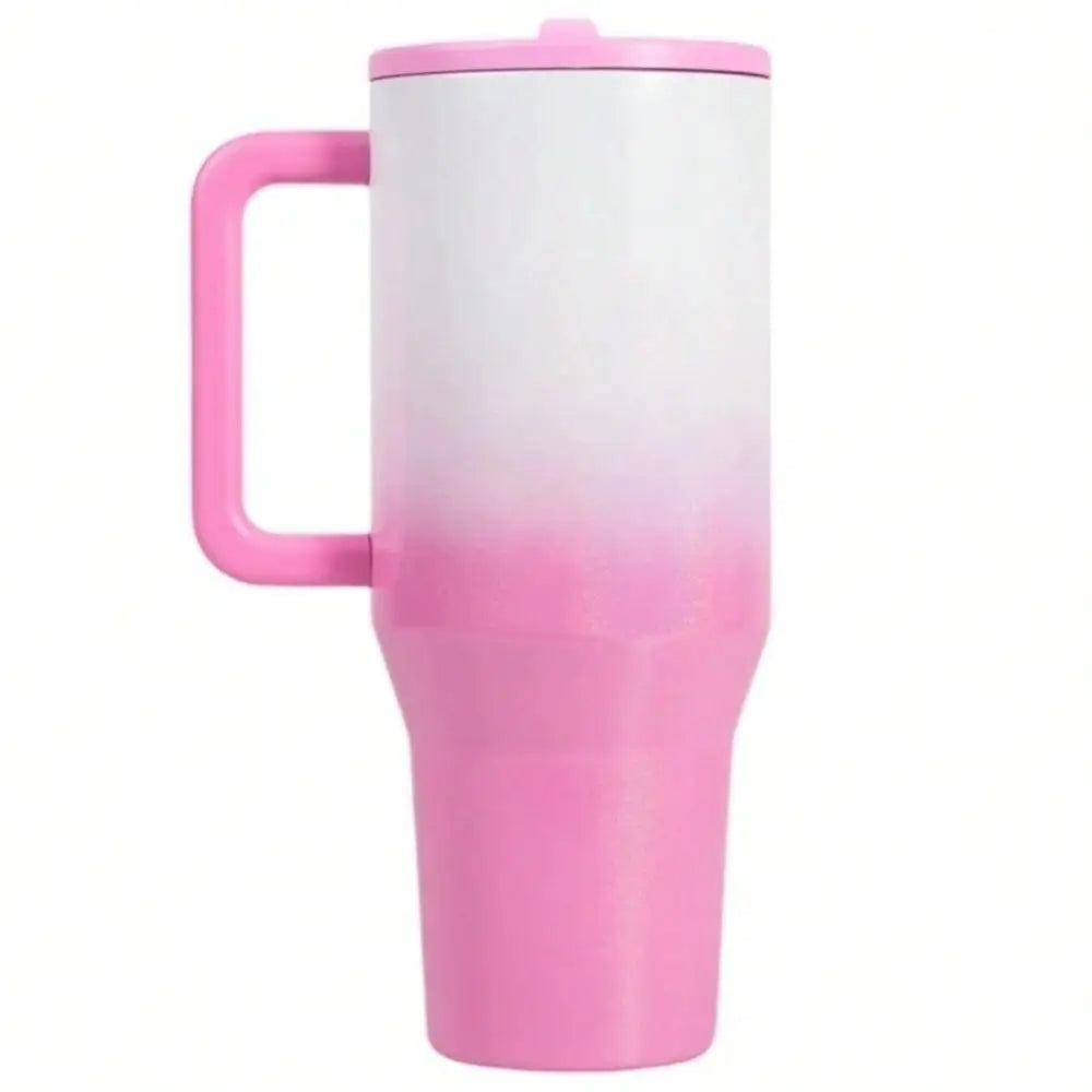 Traveler Insulated Stainless Steel Water Bottle Flip Straw Leak Resistant