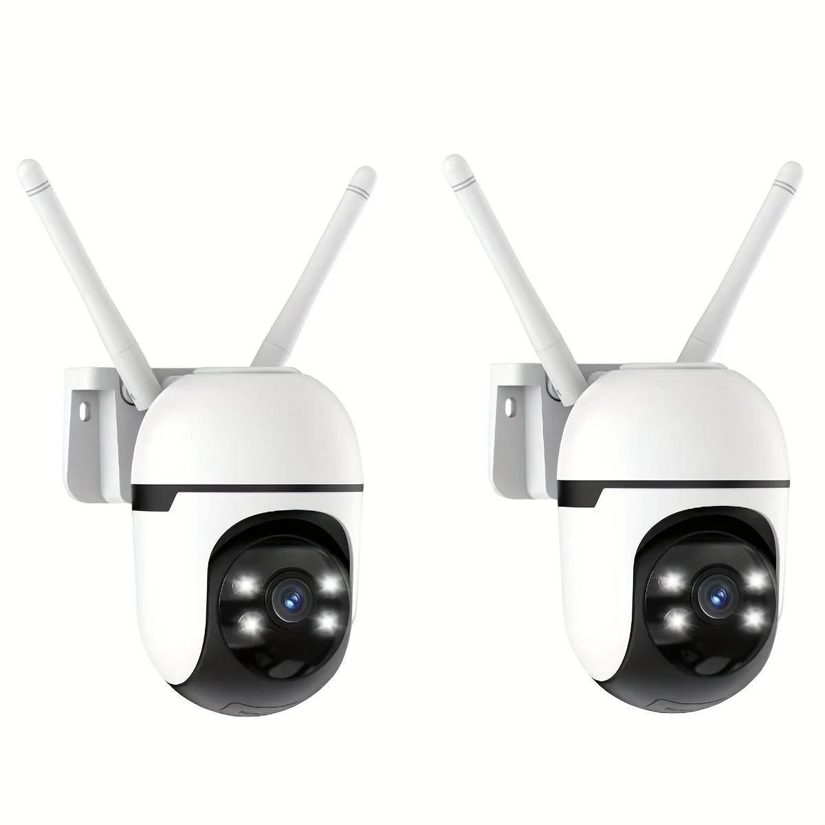 WESECUU Outdoor Security Camera 360 Degree Auto Tracking 4MP WiFi