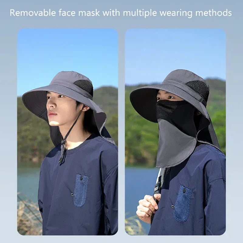 LEOSOXSCN Sun Hat UV Protection For Outdoor Fishing And Hiking