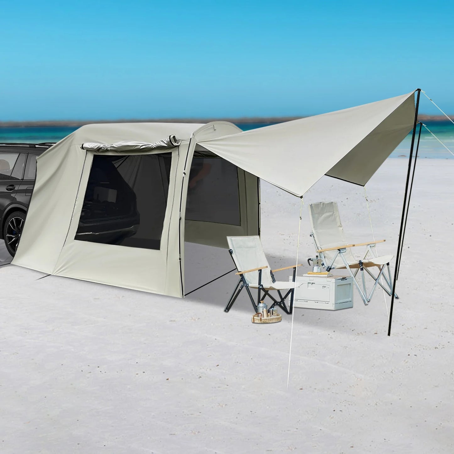 Car Awning Tent For SUV MPV Outdoor Camping Shelter