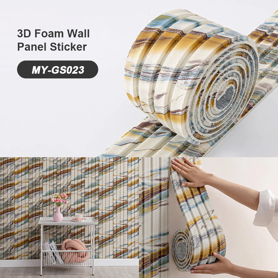 SXP Foam Wall Panel 3D Self-Adhesive Skirting Board