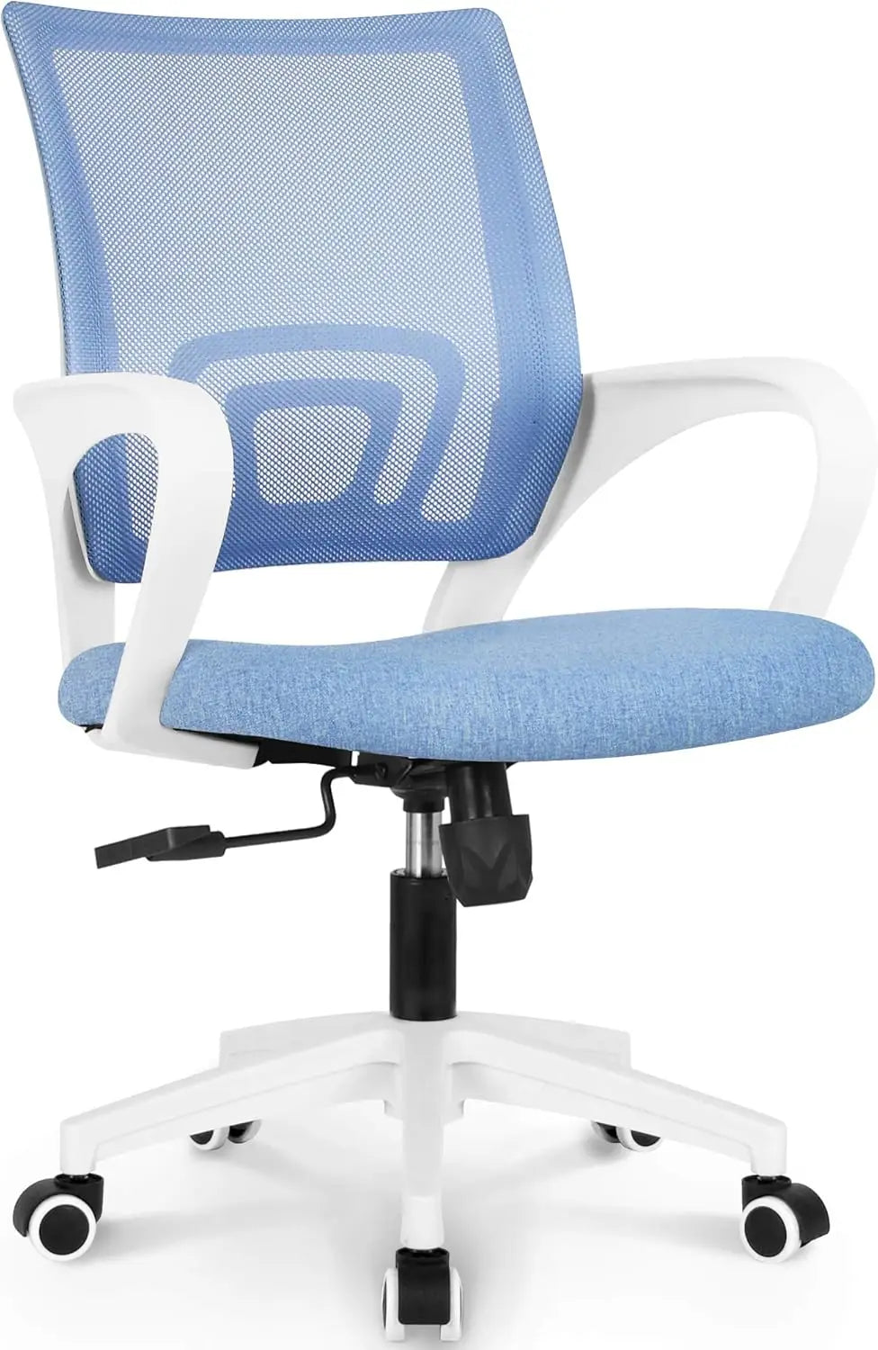 Mesh Gaming Office Chair With Lumbar Support And Adjustable Height
