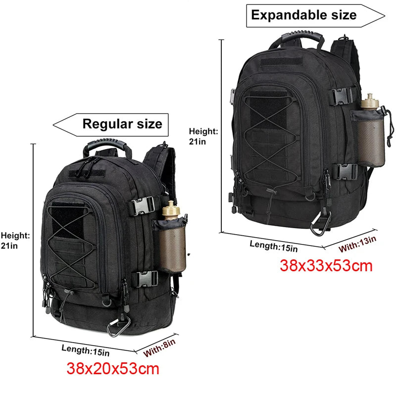 LQARMY Military Tactical Backpack Rucksack Molle Bug Out Bag