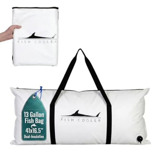 Waterproof Fish Bag and Cooler for Kayak Transport and Weighing