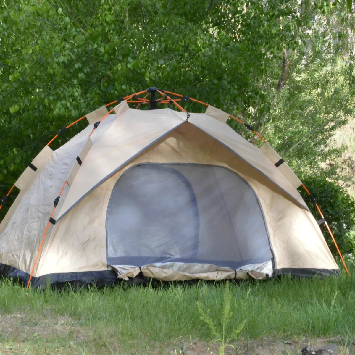 Pakicetus Outdoor Automatic Quick-Opening Tent With Two Windowless Doors