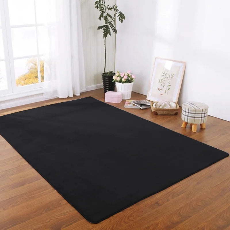 O SHI CAR Thick Coral Velvet Carpet For Living Room