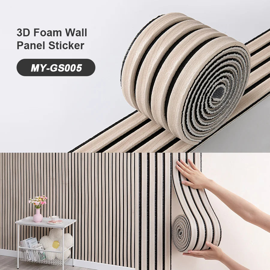 SXP Foam Wall Panel 3D Self-Adhesive Skirting Board