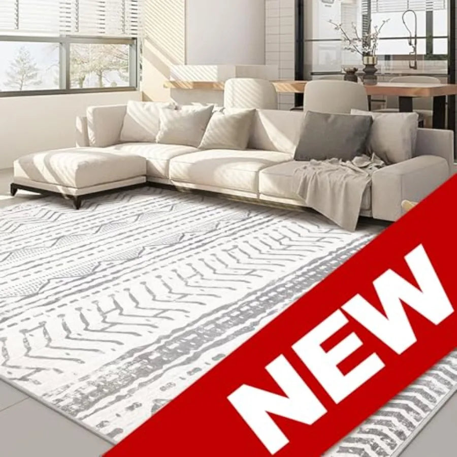 Moroccan Style Indoor Area Rug Stain Resistant And Machine Washable