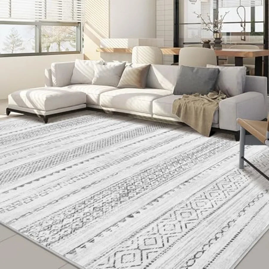 Moroccan Style Indoor Area Rug Stain Resistant And Machine Washable