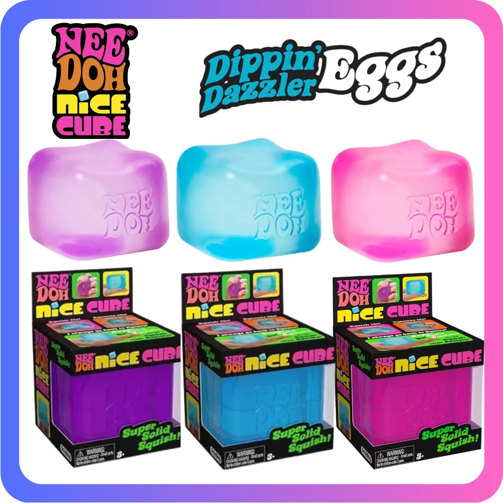 Needoh Nice Cube Sensory Fidget Tool For Anxiety And Focus