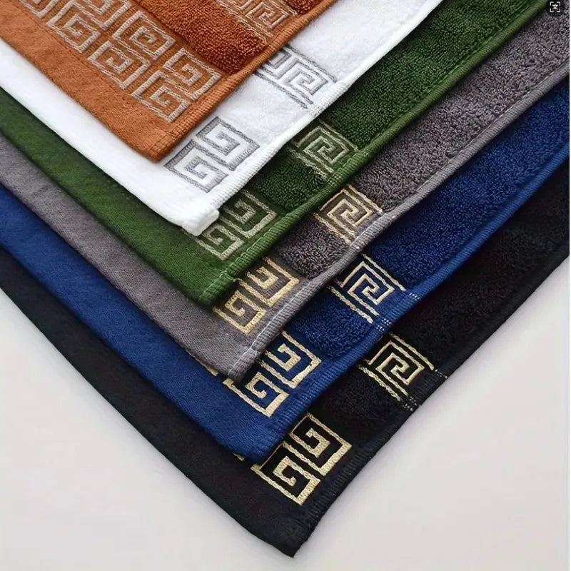 Cotton Towels 2 Pieces Quick Dry Embroidered Hotel Towels