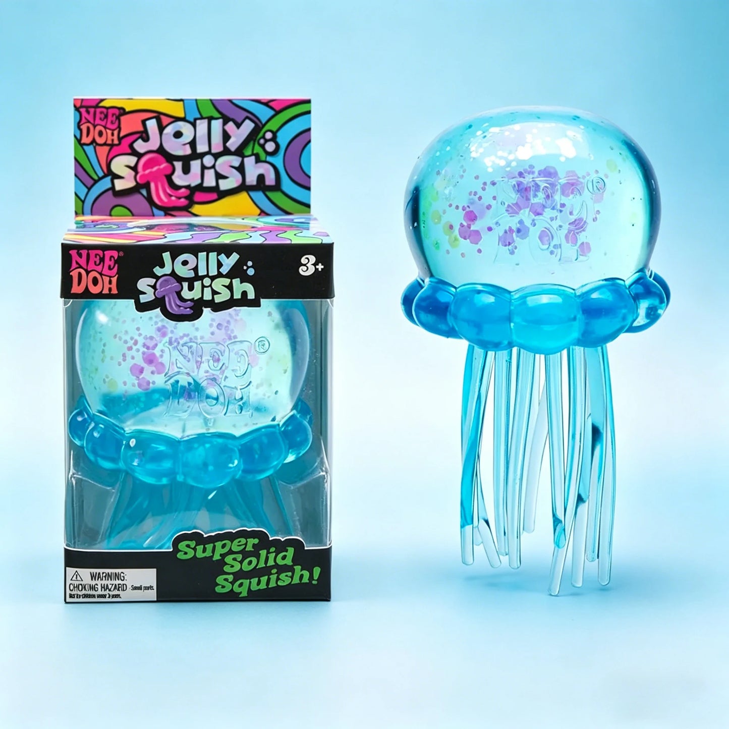 Nee Doh Jellyfish Squish Toy Fidget Water Sensory Stress Relief