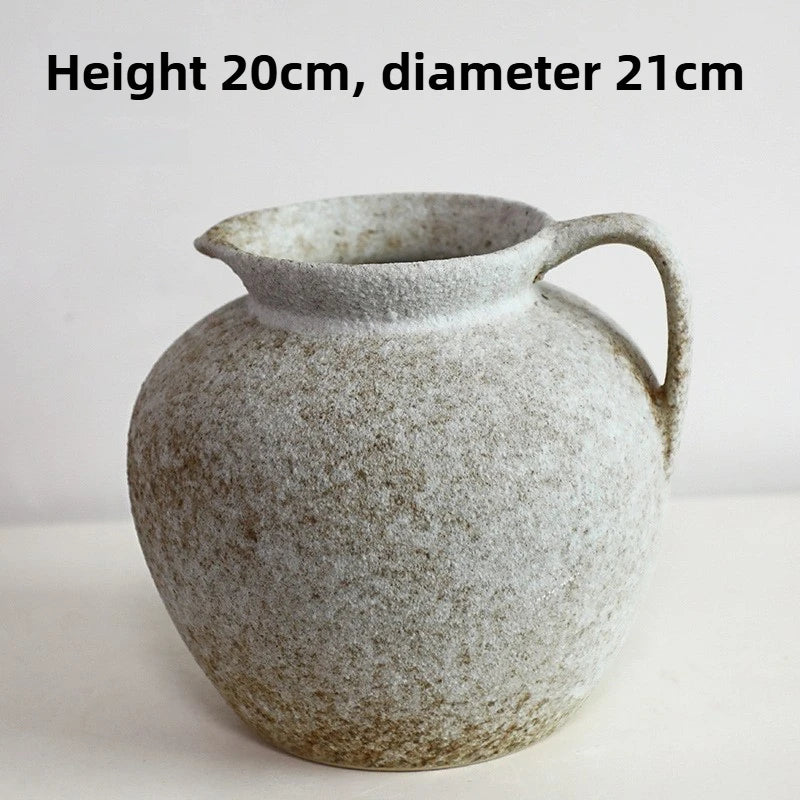 Retro Ceramic Vase Centerpiece for Living Room Decoration