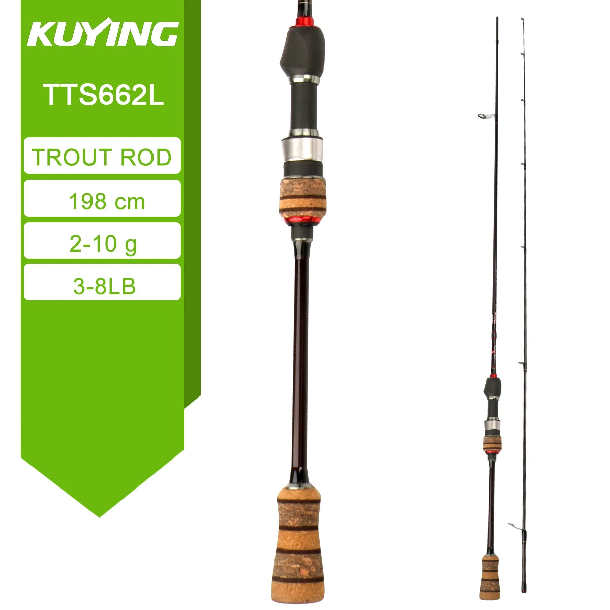 Spinning Casting Rod For Fishing Rods Pole Carbon 0.8-8g 1-8lb Parts Baitcaster