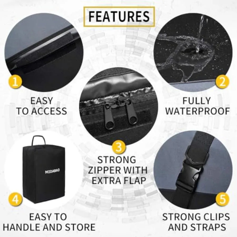 SHXI Waterproof Car Roof Top Carrier With Anti Slip Mat