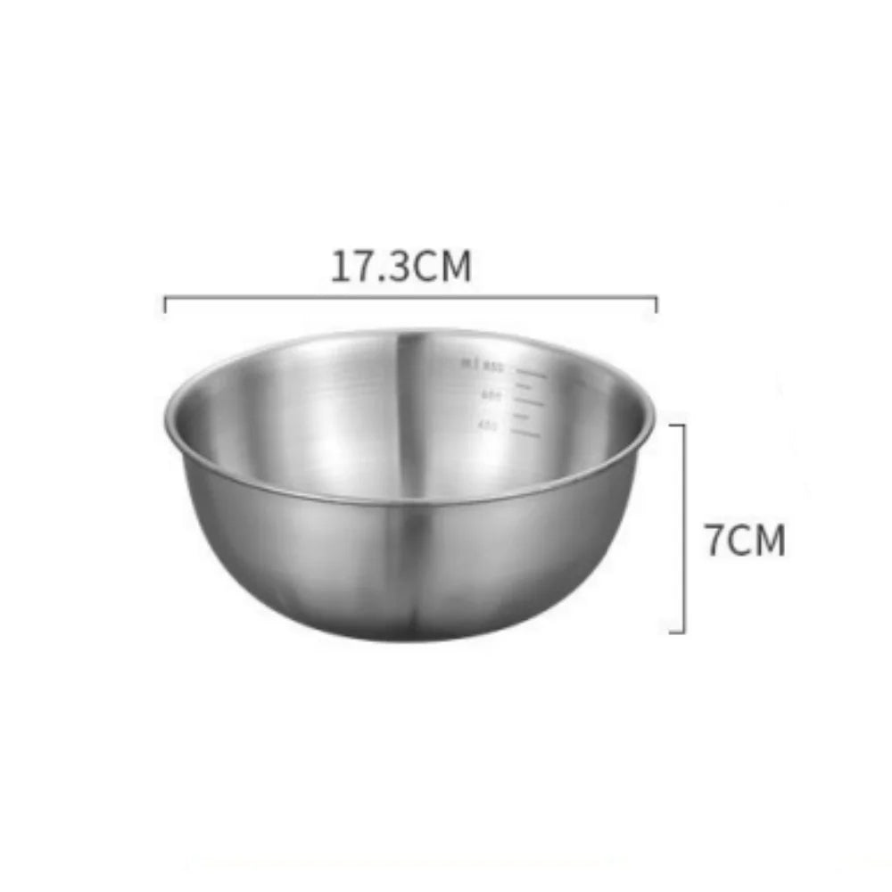 Stainless Steel Mixing Bowl With Scale