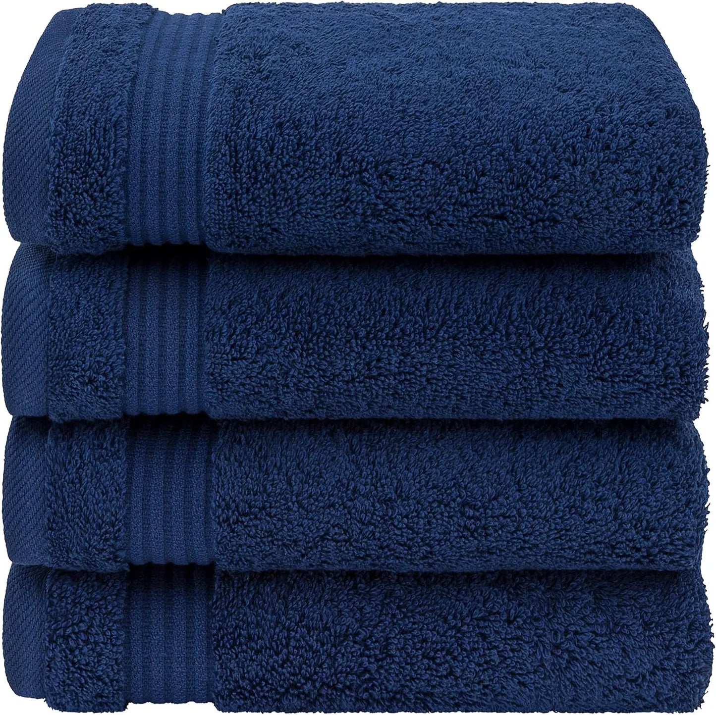 Turkish Cotton Hand Towels Set Of 4 For Home Bathrooms