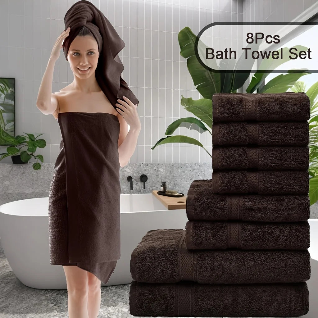 UTOPANTICA Premium Towels Set 8 Towels 600 GSM