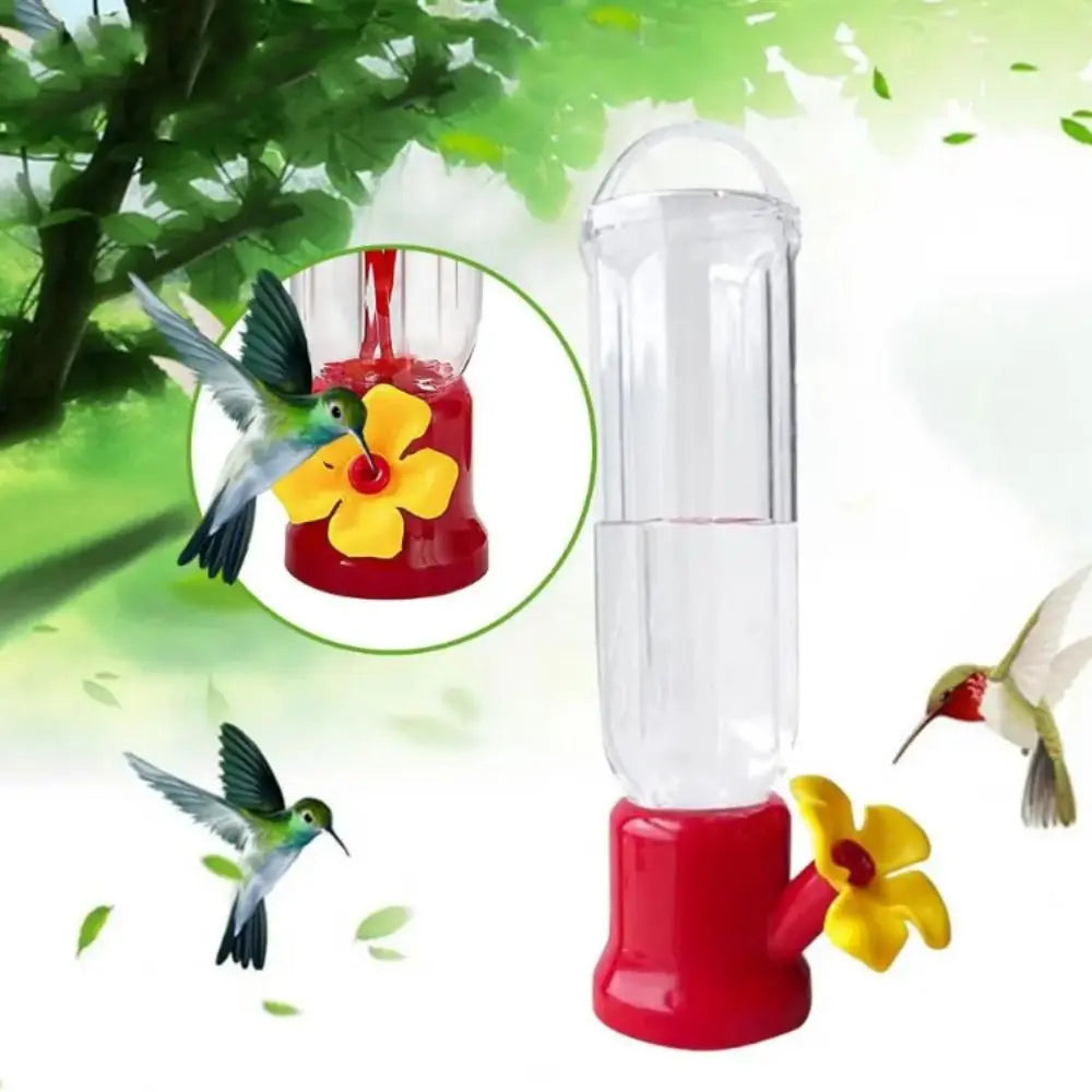 Portable Hummingbird Water Feeder Bottle Clear Plastic