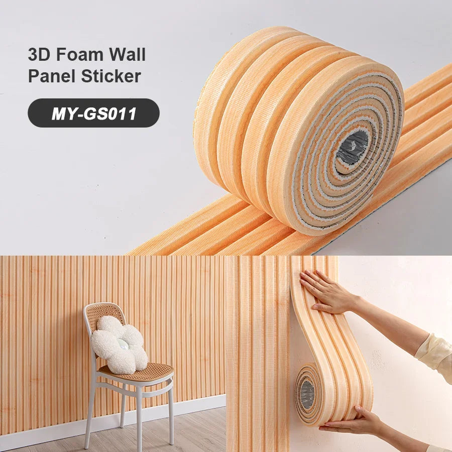 SXP Foam Wall Panel 3D Self-Adhesive Skirting Board