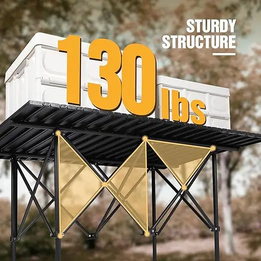 Roll Up Camping Table Foldable Lightweight Portable Outdoor Camp Table