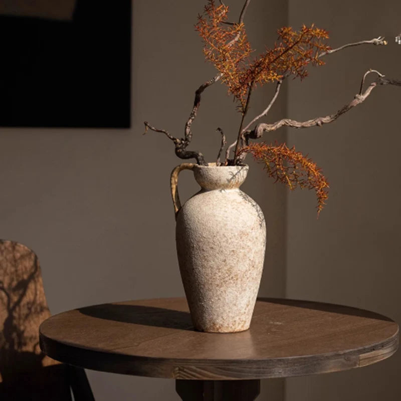 Retro Ceramic Vase Centerpiece for Living Room Decoration
