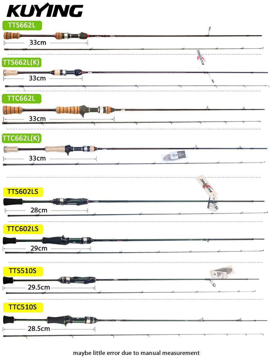Spinning Casting Rod For Fishing Rods Pole Carbon 0.8-8g 1-8lb Parts Baitcaster