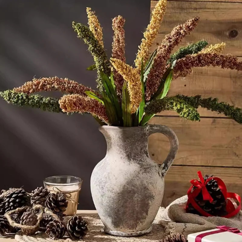 Retro Ceramic Vase Centerpiece for Living Room Decoration