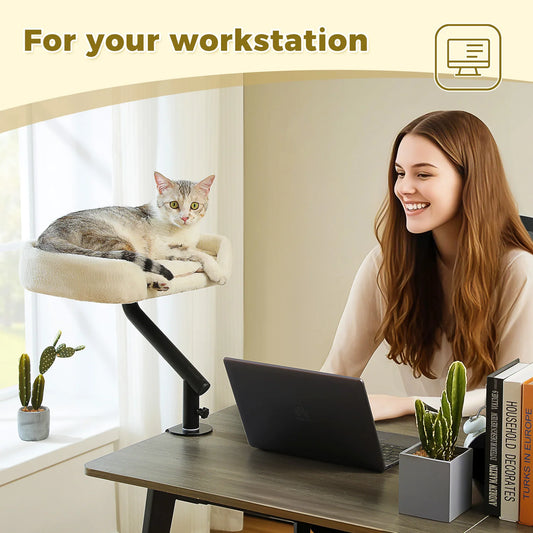 PAWZ Road Cat Desk Bed 360 Degree Rotatable Stand