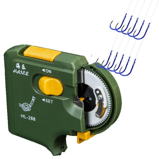 Fishing Line Tying Battery Operated Fishing Hook Tier automatic Machine Electric Hook Device Hooks Tying Tools