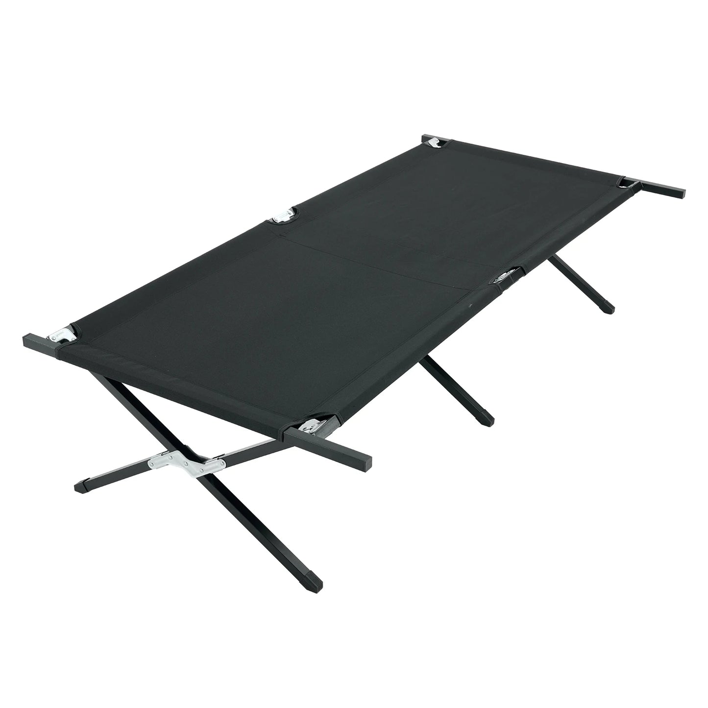 Folding Camping Bed 300 LBS Capacity Cot Lounge read fishing 73' X 36' Cot Sturdy Frame for Outdoor extra Bed