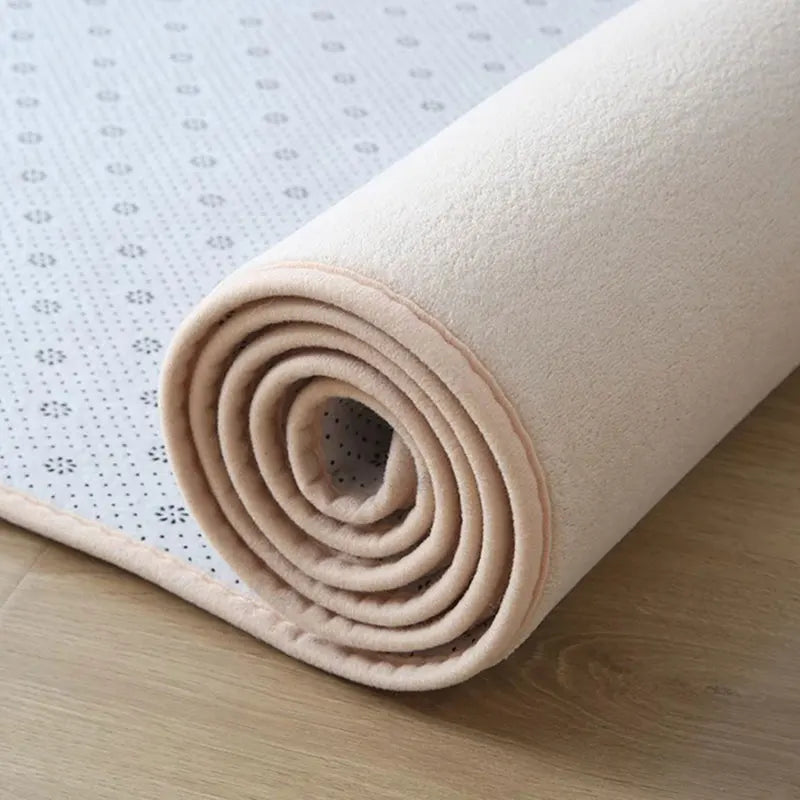 O SHI CAR Thick Coral Velvet Carpet For Living Room