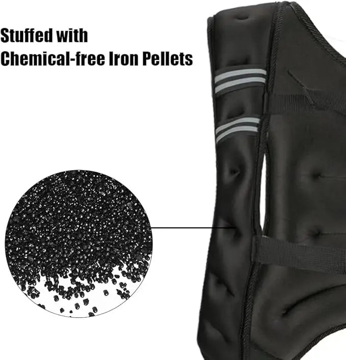 Weighted Vest With Included Weights For Training Workouts