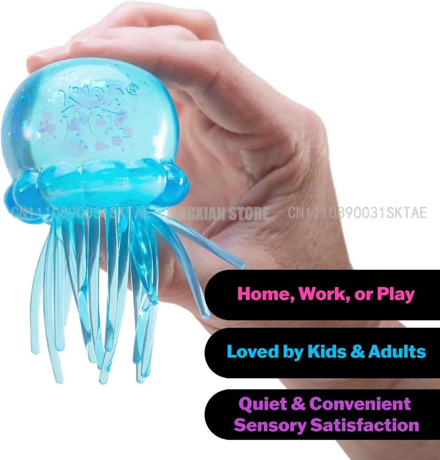 Simulated Octopus Stress Ball Sensory Fidget For Anxiety Relief