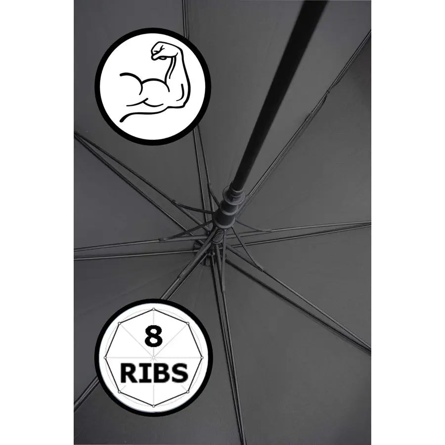 Sturdy Golf Umbrella Windproof Heavy-Duty With Reinforced Fiberglass