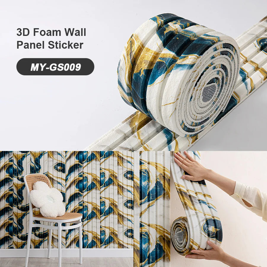 SXP Foam Wall Panel 3D Self-Adhesive Skirting Board