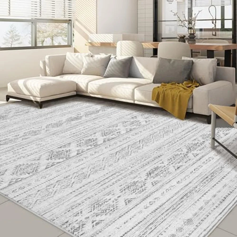 Moroccan Style Indoor Area Rug Stain Resistant And Machine Washable