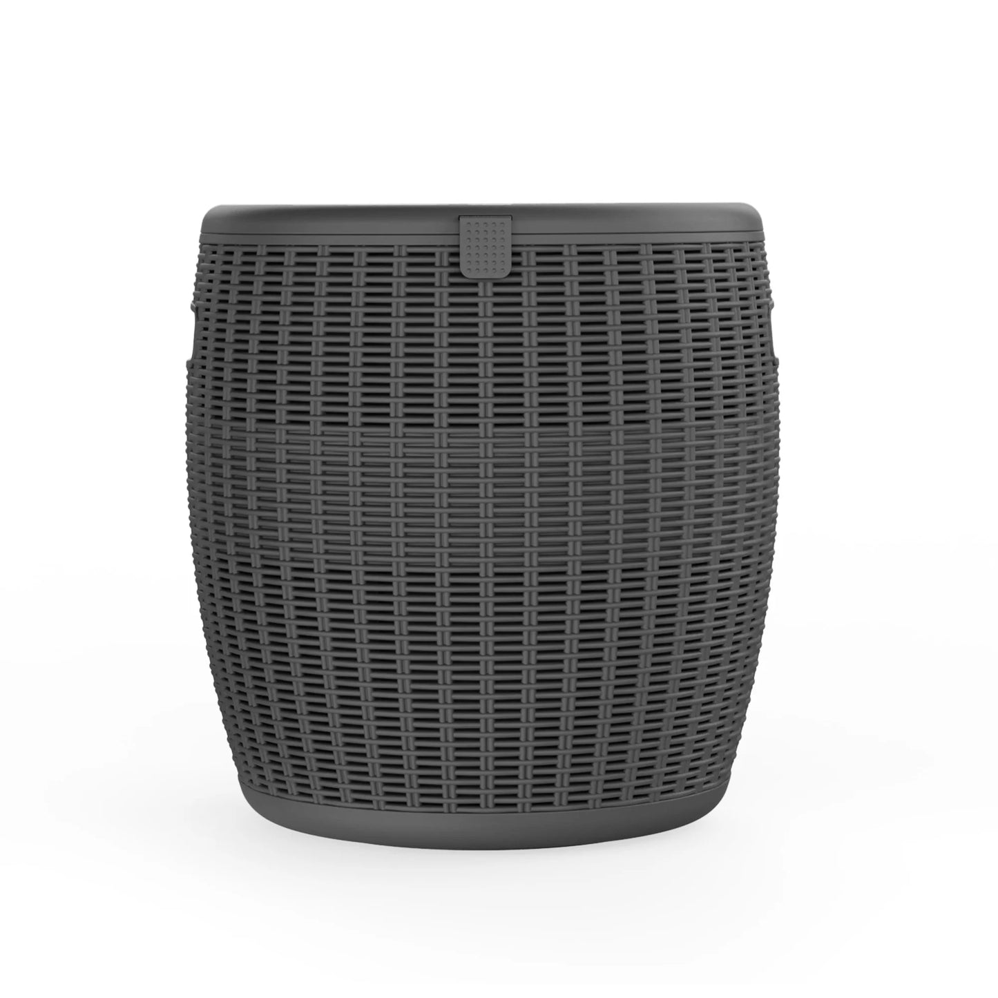 Rattan Texture Resin Ice Cooler Bucket For Outdoor Backyard Parties