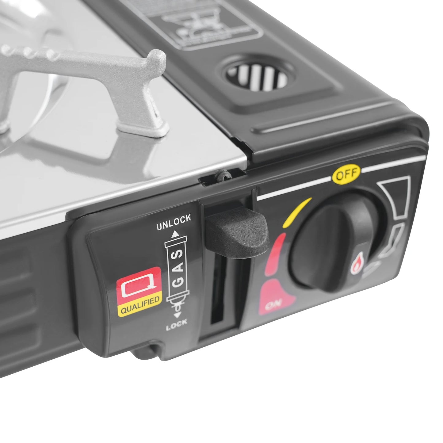 Two-Burner Camping Stove 2500W Butane Outdoor Burner