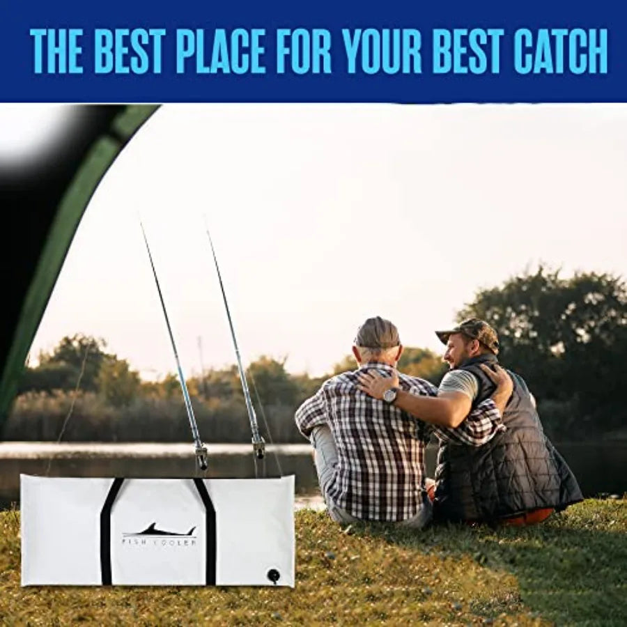 Waterproof Fish Bag and Cooler for Kayak Transport and Weighing