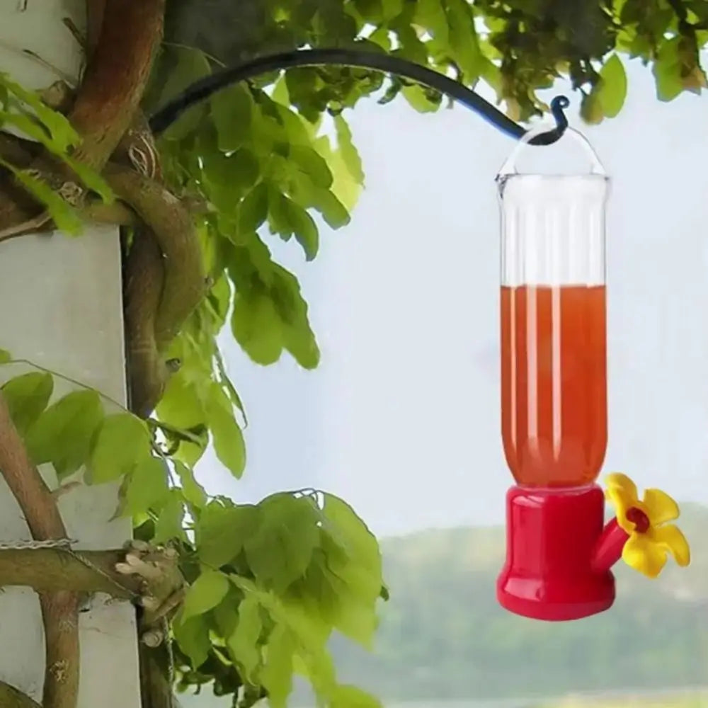 Portable Hummingbird Water Feeder Bottle Clear Plastic