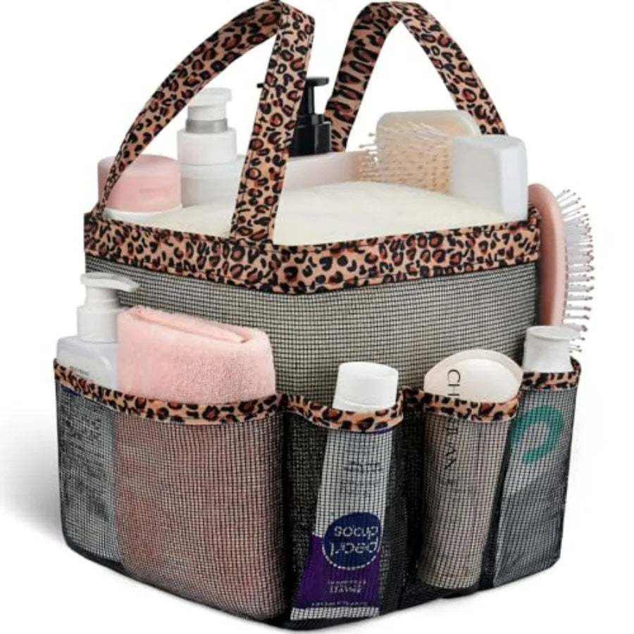 Mesh Shower Caddy Portable Dorm Organizer With 9 Pockets