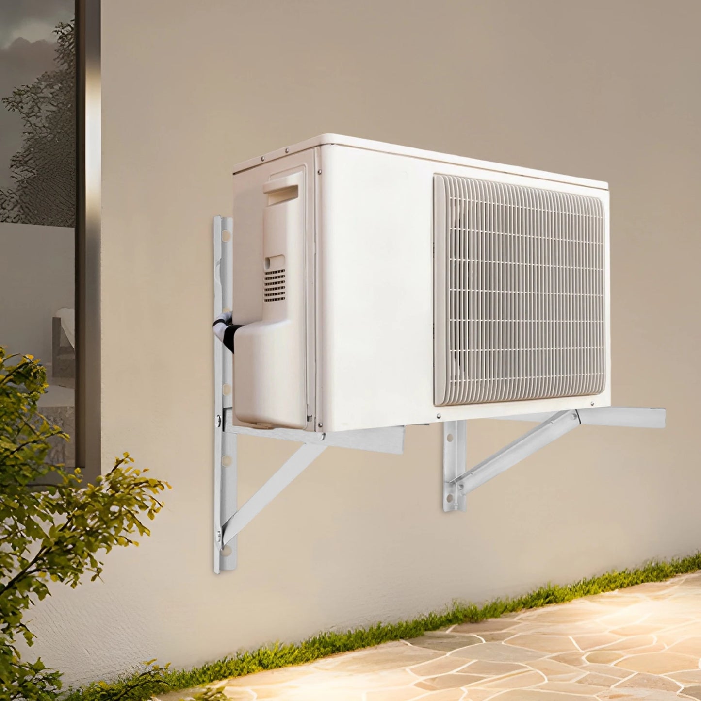 Stainless Steel Wall Mount Bracket For Outdoor Air Conditioner Units